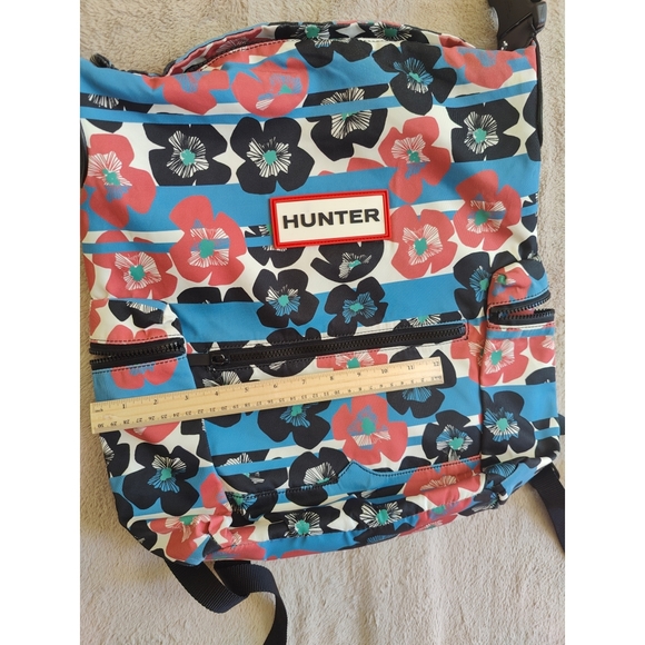 Hunter Topclip Backpack Nylon Floral Print Waterproof - Picture 10 of 12